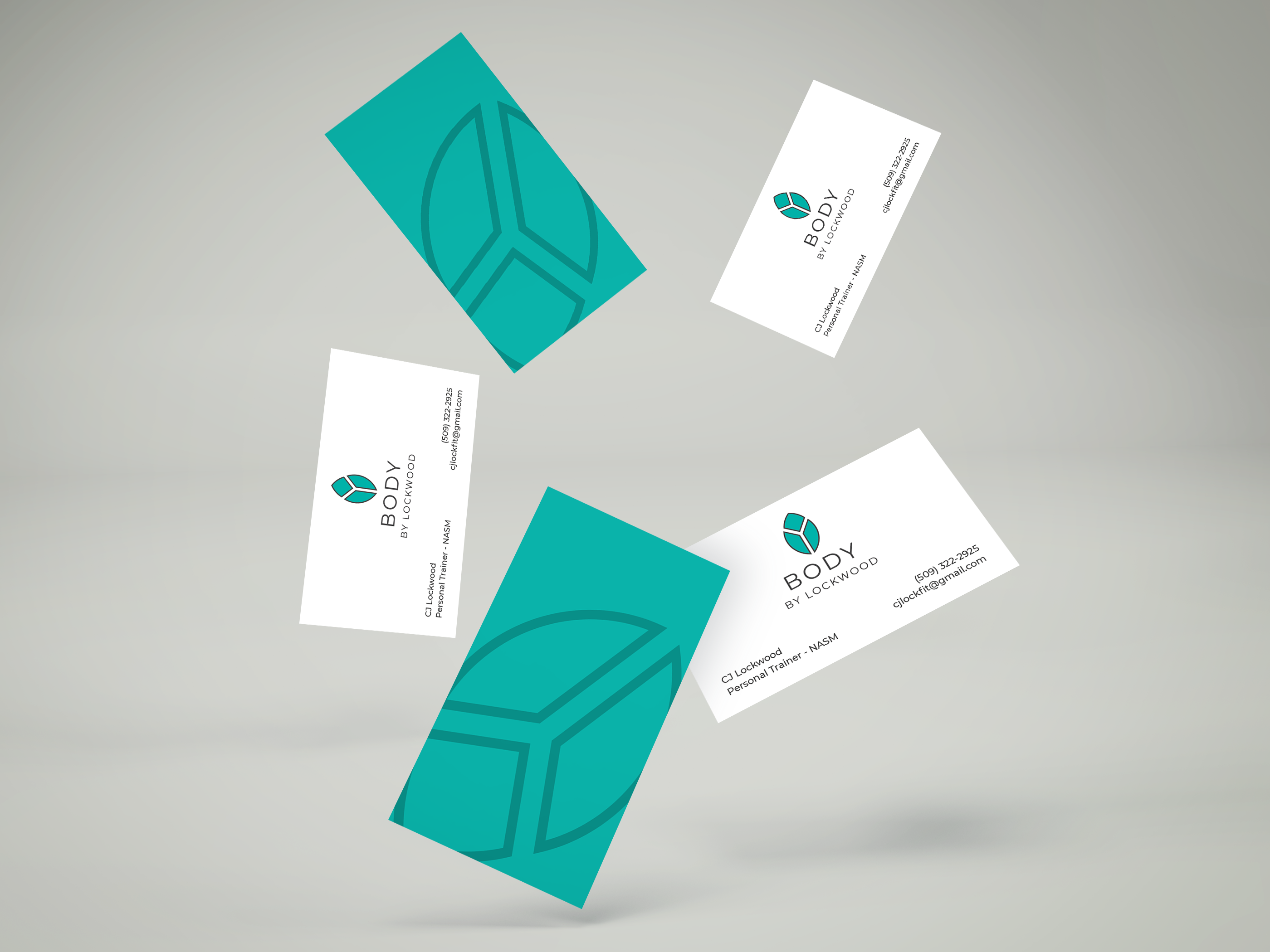 Falling business cards